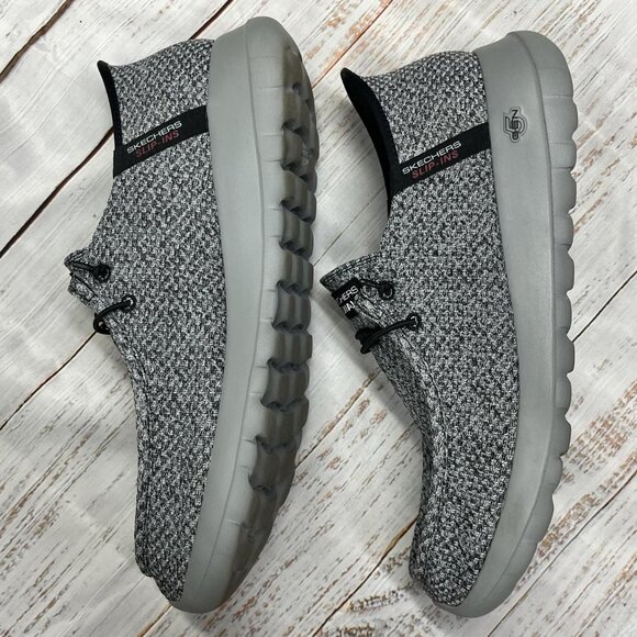 Skechers Go Walk gray slip-ins men’s size 11. - Picture 6 of 6